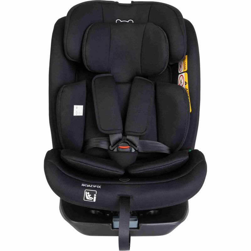 Cadeira Auto I-Size 40-150cm Preta Roadfix Happy Bear