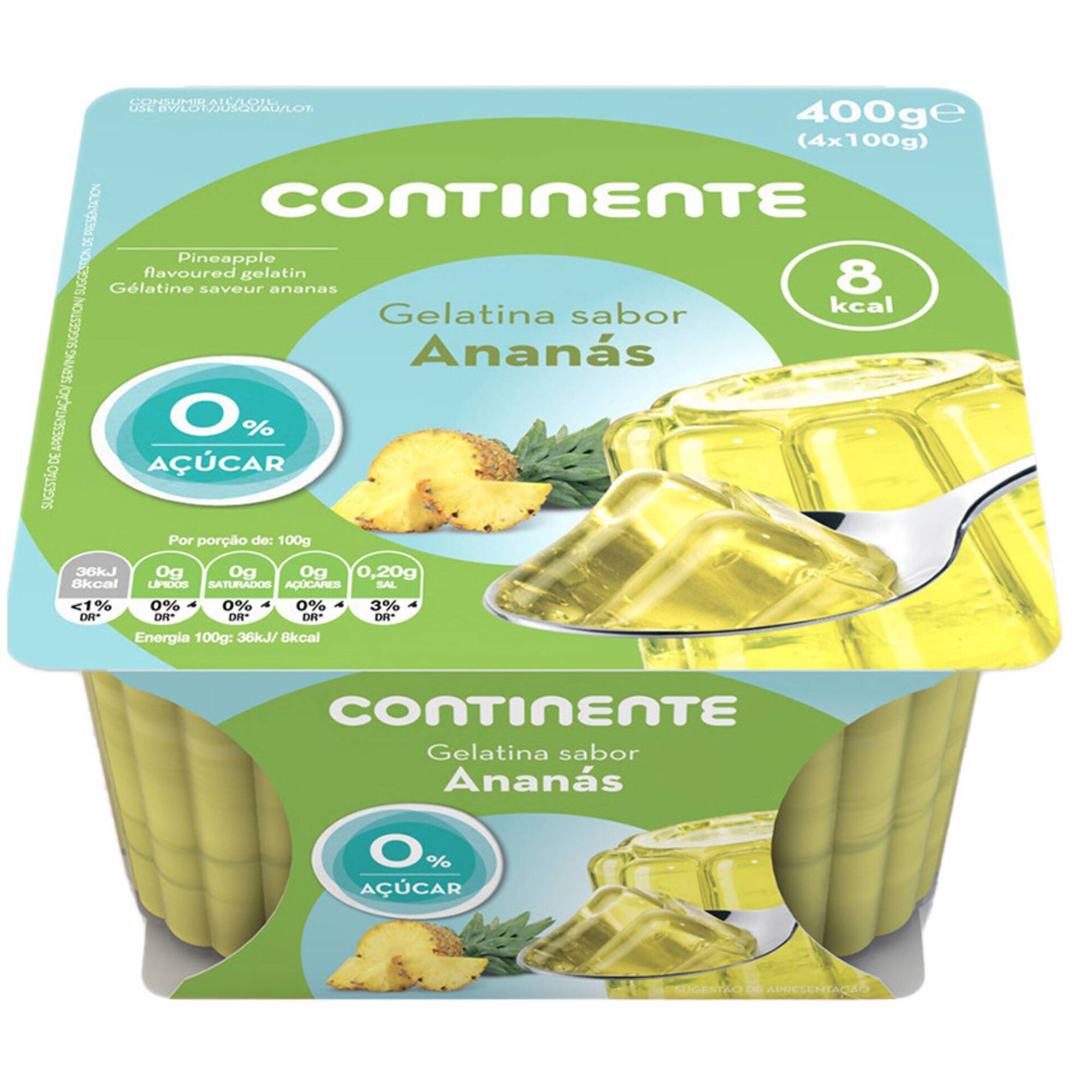 Gelatina Pronta Ananás