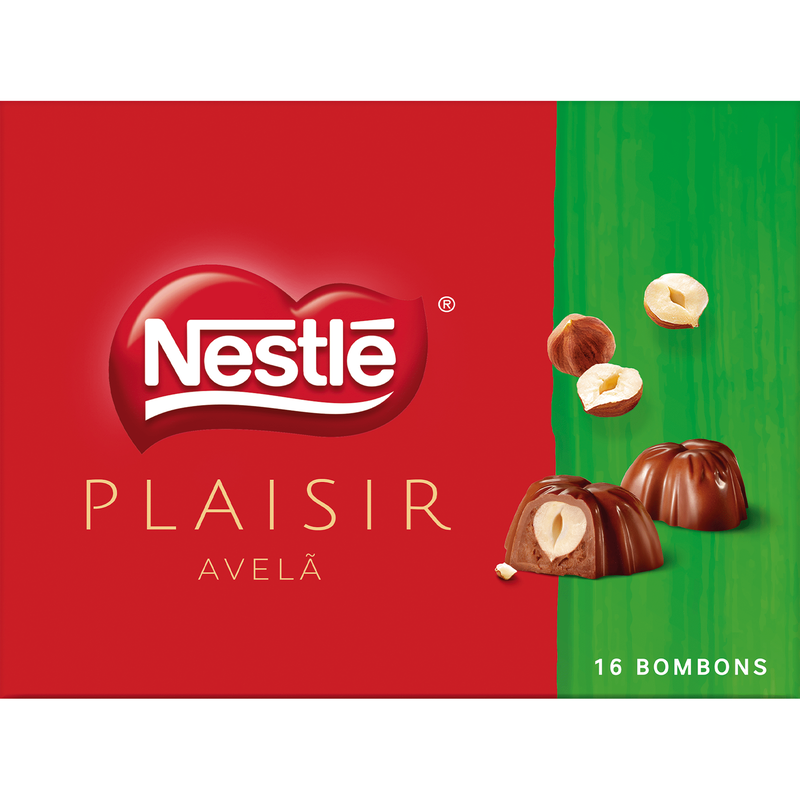 Bombons de Chocolate Plaisir Avelã Nestlé