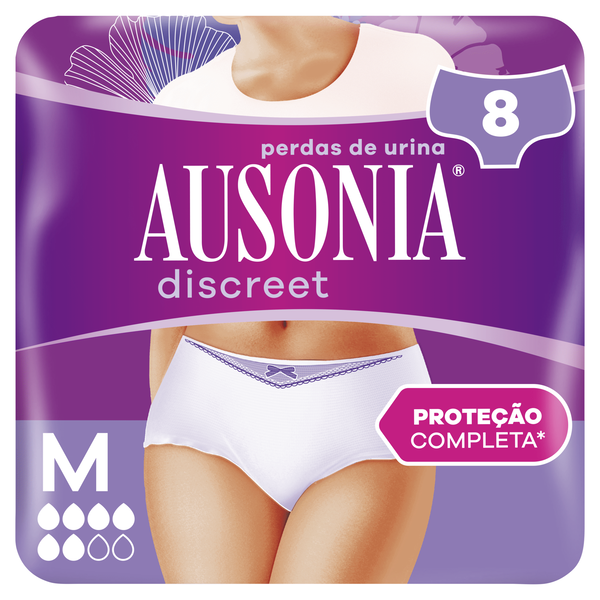 Cuecas Incontinência Discreet Normal M Ausonia Discreet