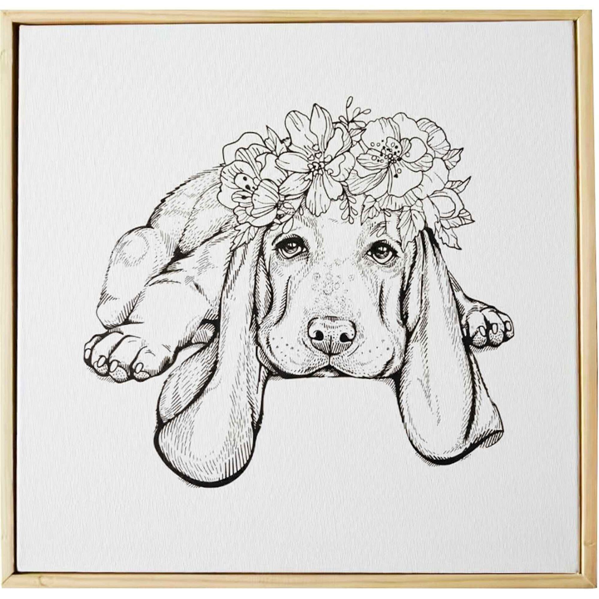 Tela com Moldura para Pintar