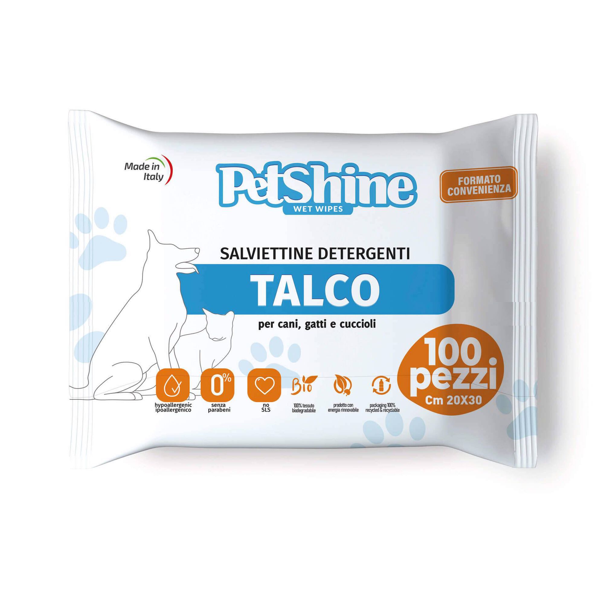 Toalhitas para Cão Talco