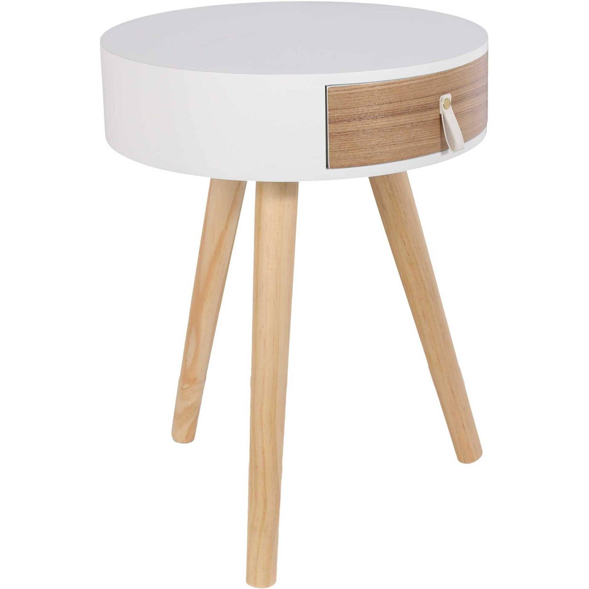 Mesa Cabeceira Branca Nora