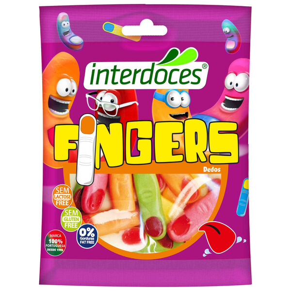 Gomas Dedos Brilho Interdoces