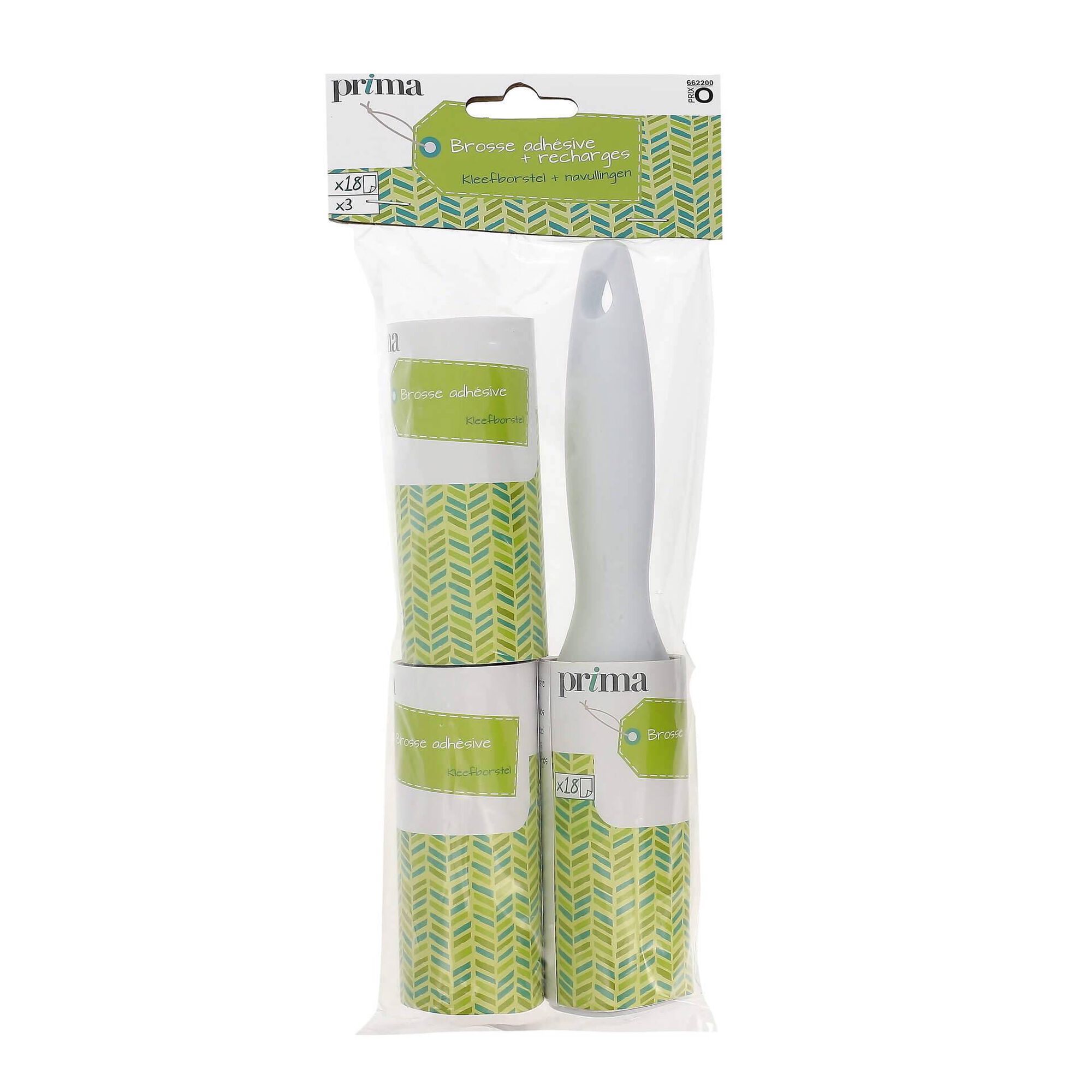 Conjunto Escova Adesiva com 2 Recargas