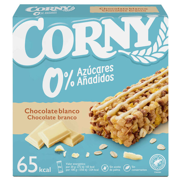 Barra de Cereais Chocolate Branco Línea Corny