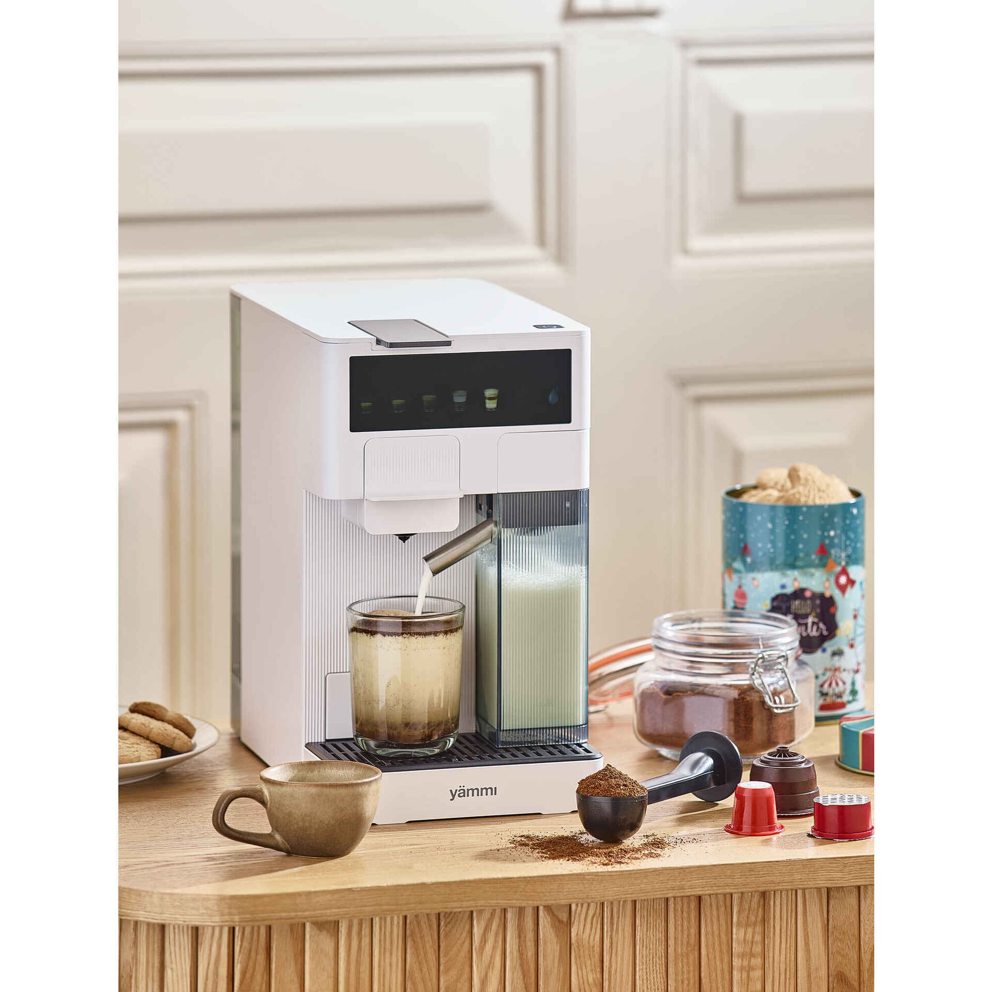 Máquina de Café Multi-Sistema com Depósito para Leite Máquina de Café Multi-Sistema com Depósito para Leite