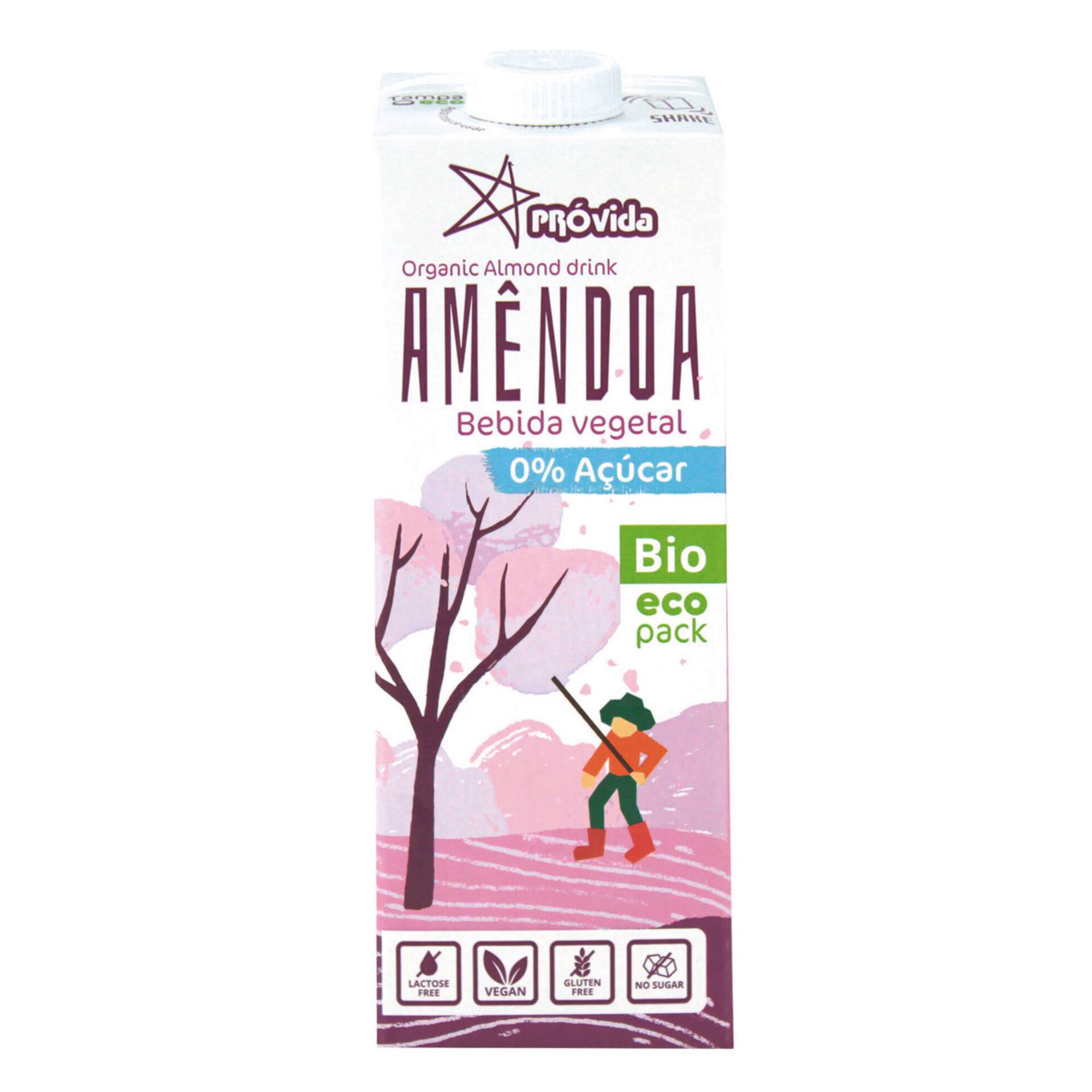 Bebida Vegetal de Amêndoa sem Açúcar