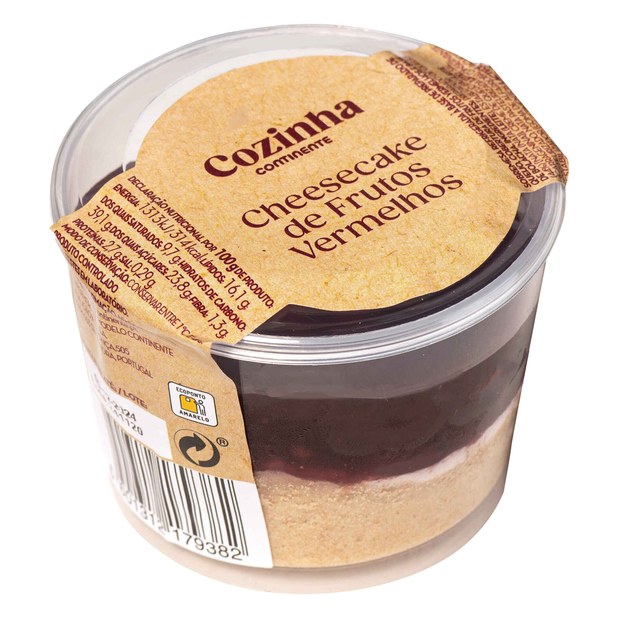 Cheesecake de Frutos Silvestres Cozinha Continente