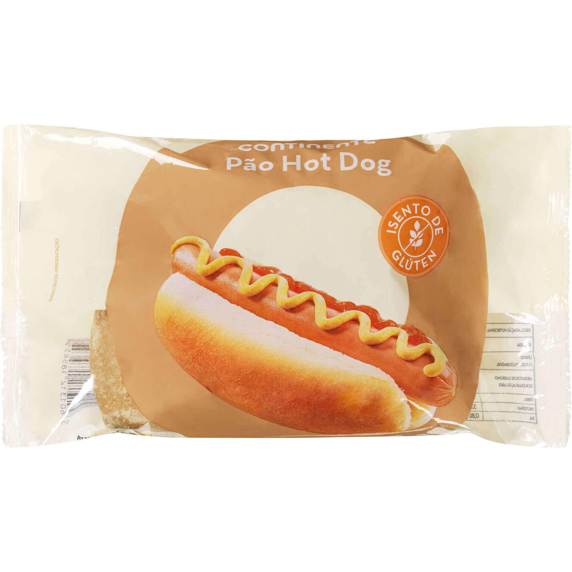 P&atilde;o de Cachorro sem Gl&uacute;ten Continente
