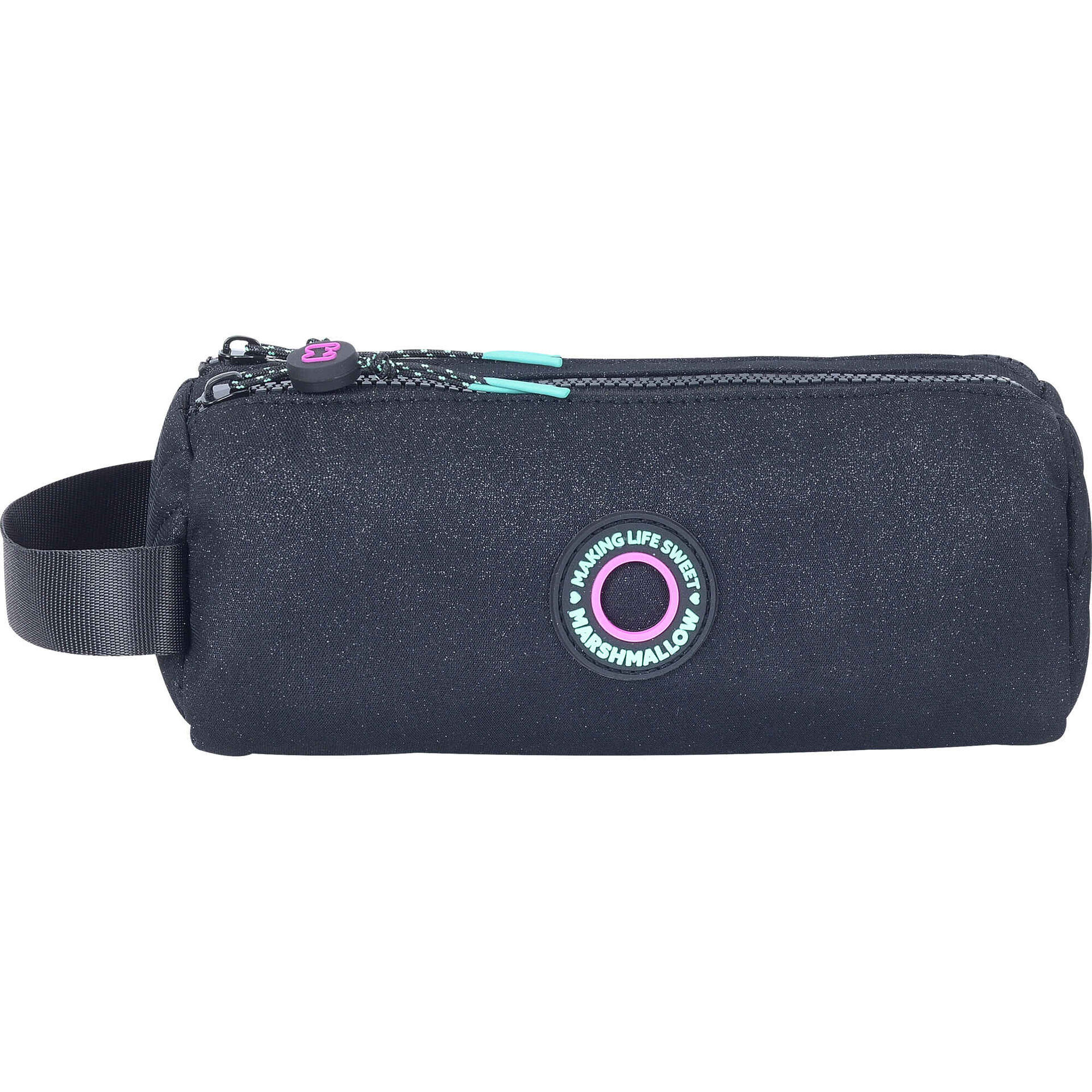Estojo Duplo Preto Nighty Marshmallow