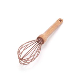 Batedor Varas Silicone com Cabo Madeira Chefe