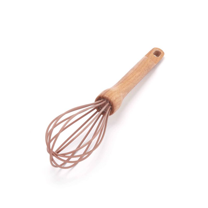 Batedor Varas Silicone com Cabo Madeira Chefe Kasa