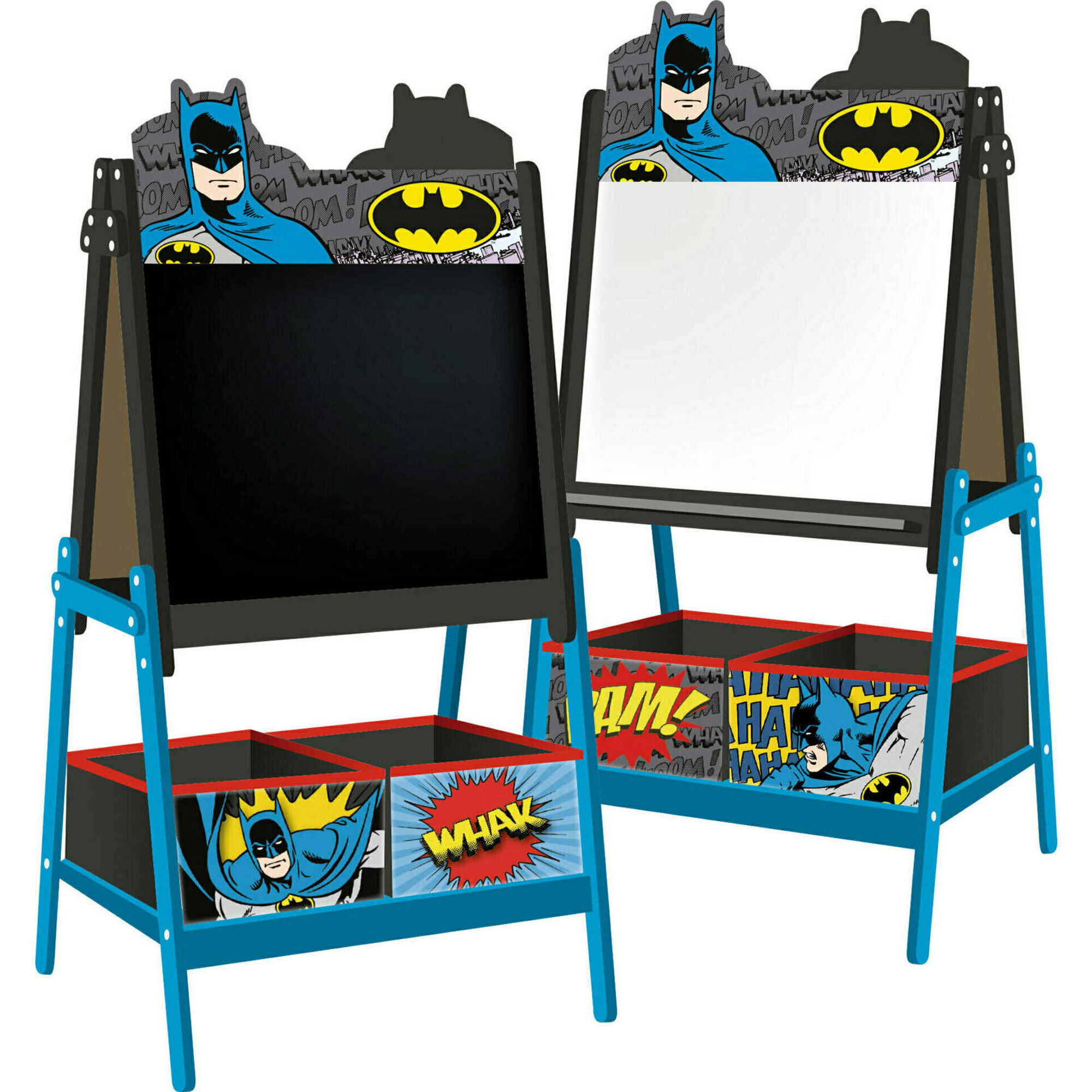 Quadro Madeira Multifunções com Armazenamento Batman