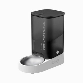Comedouro Inteligente Fresh Element Solo 3 lt Preto