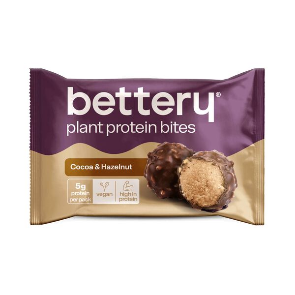 Bites Proteína Chocolate e Avelã Vegan Bettery