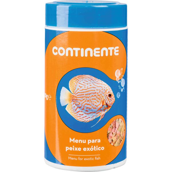 Comida para Peixe Exótico Continente