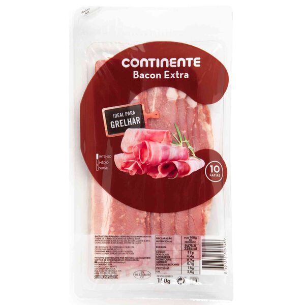 Bacon Extra Fumado Fatiado Continente