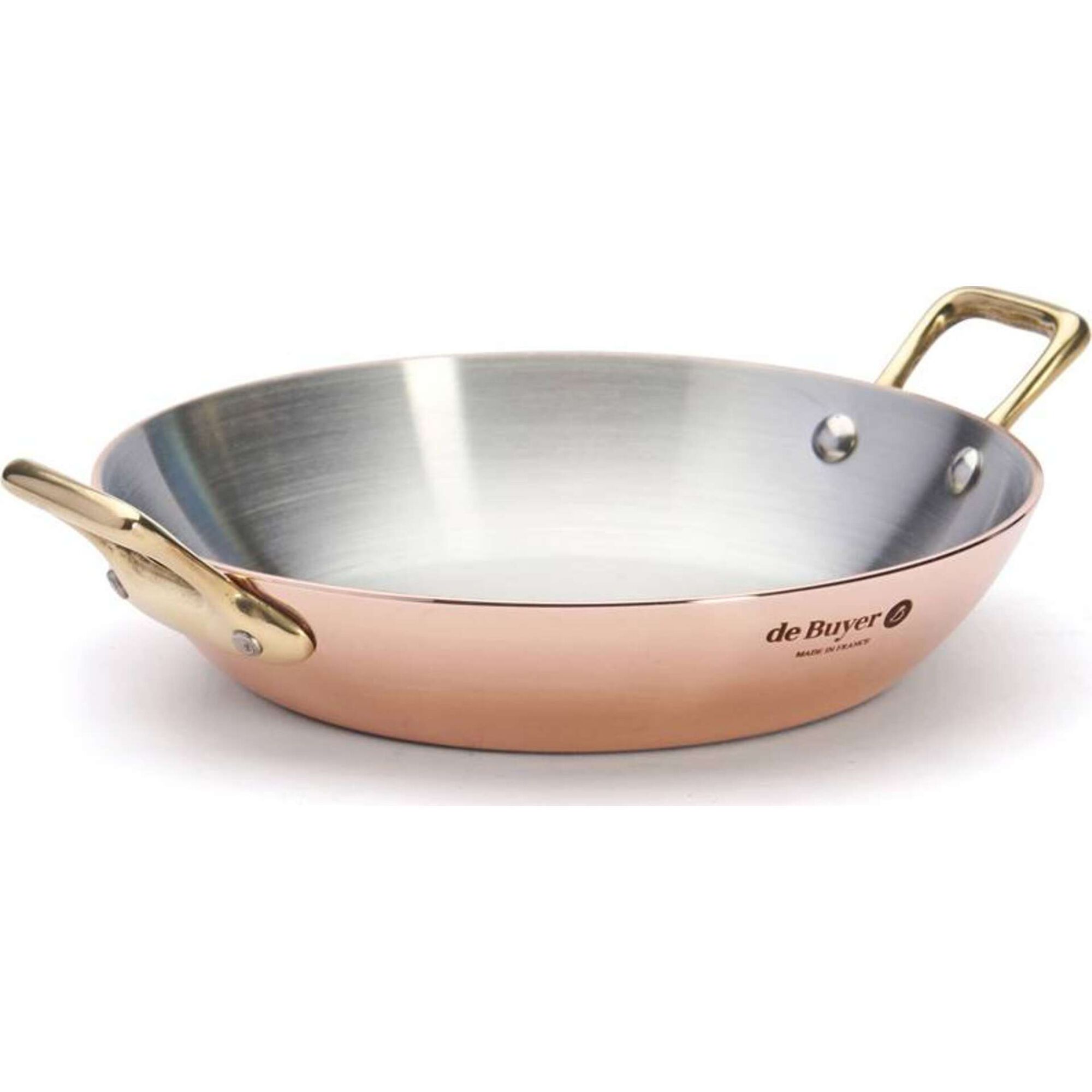 Frigideira com Asa Cobre e Inox 16 cm Inocuivre deBuyer