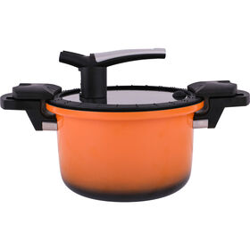 Panela Baixa Pressão 4L Laranja Panela Baixa Pressão 4L Laranja