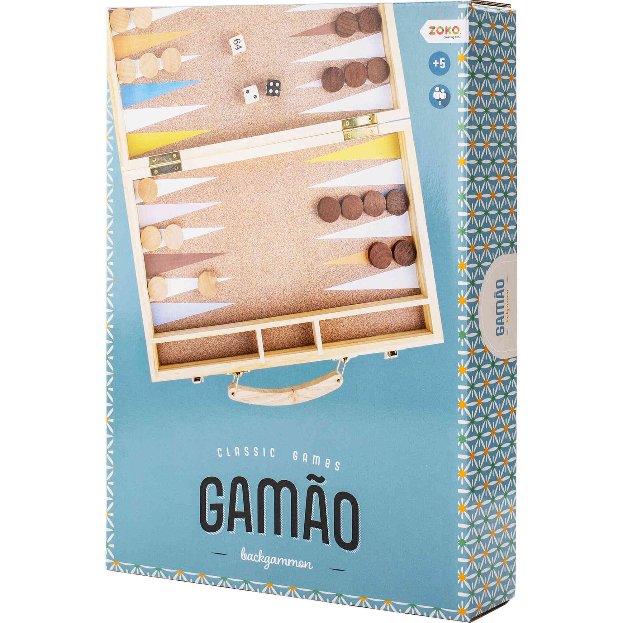 Jogo de Tabuleiro Gamão