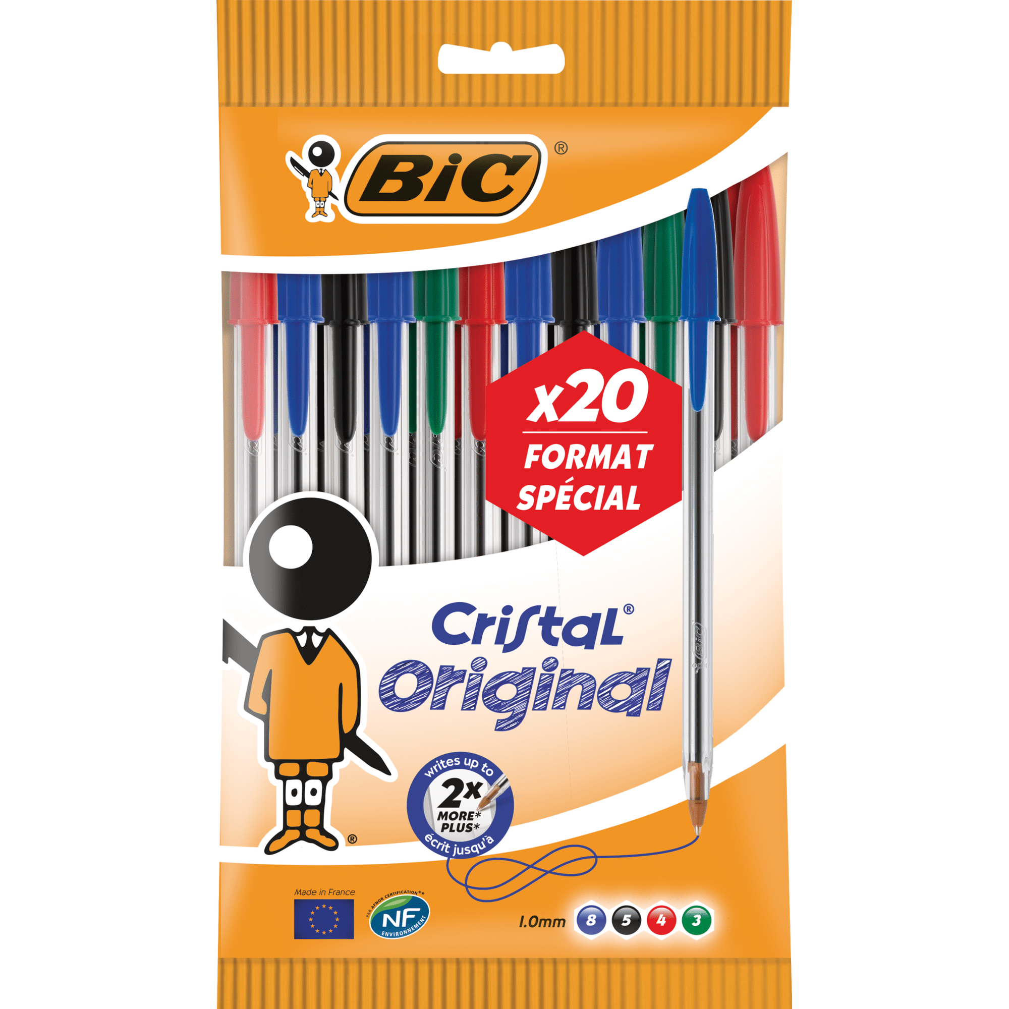 Esferogr&aacute;fica Cristal Original 4 Cores Bic