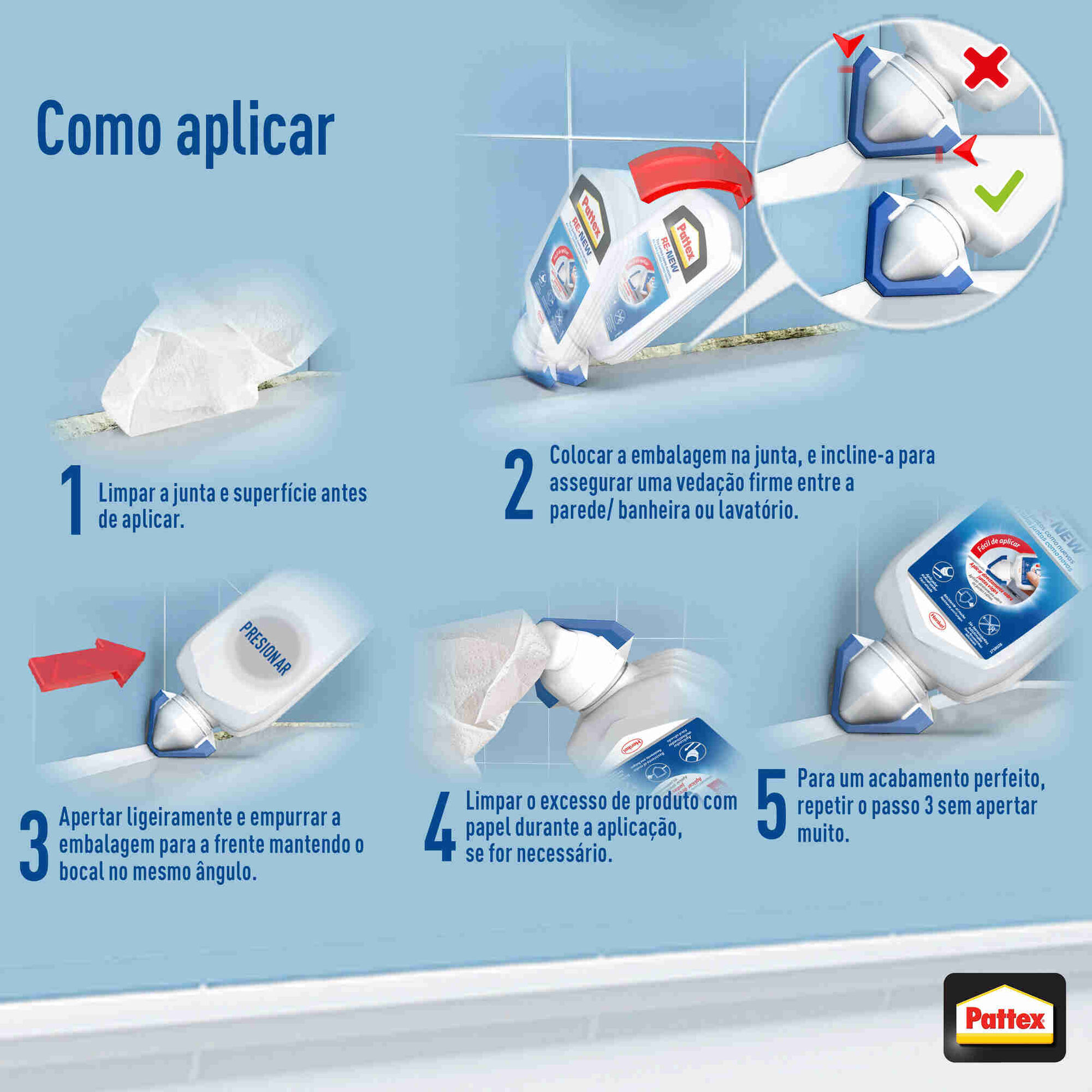 Silicone Banho Renovador de Juntas Branco