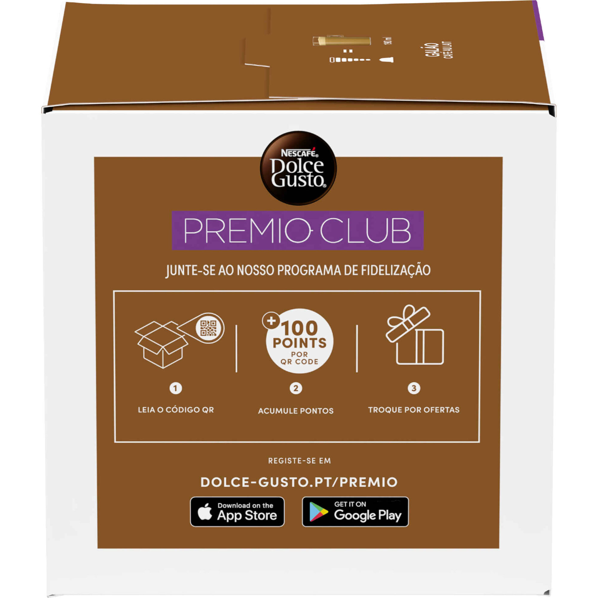 Cápsulas de Café com Leite Galão