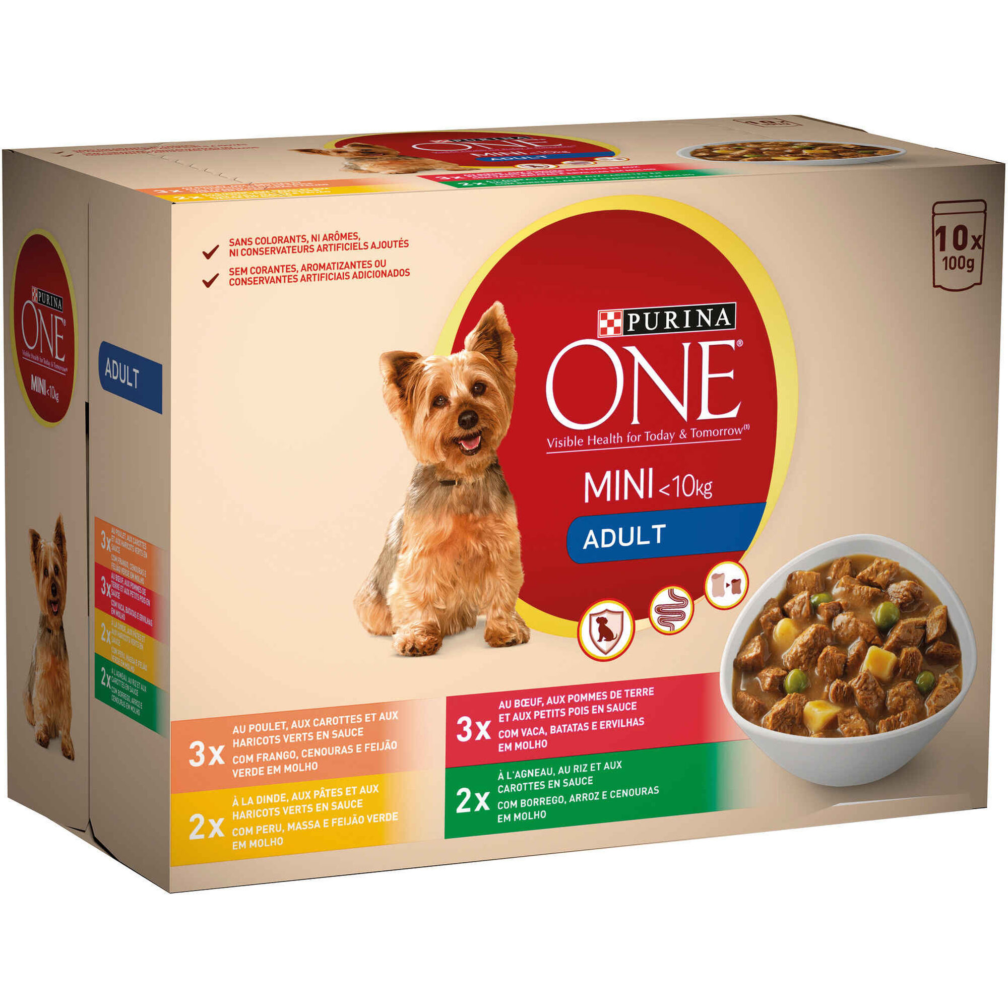 Comida Húmida para Cão Adulto Mini Saquetas Comida Húmida para Cão Adulto Mini Saquetas