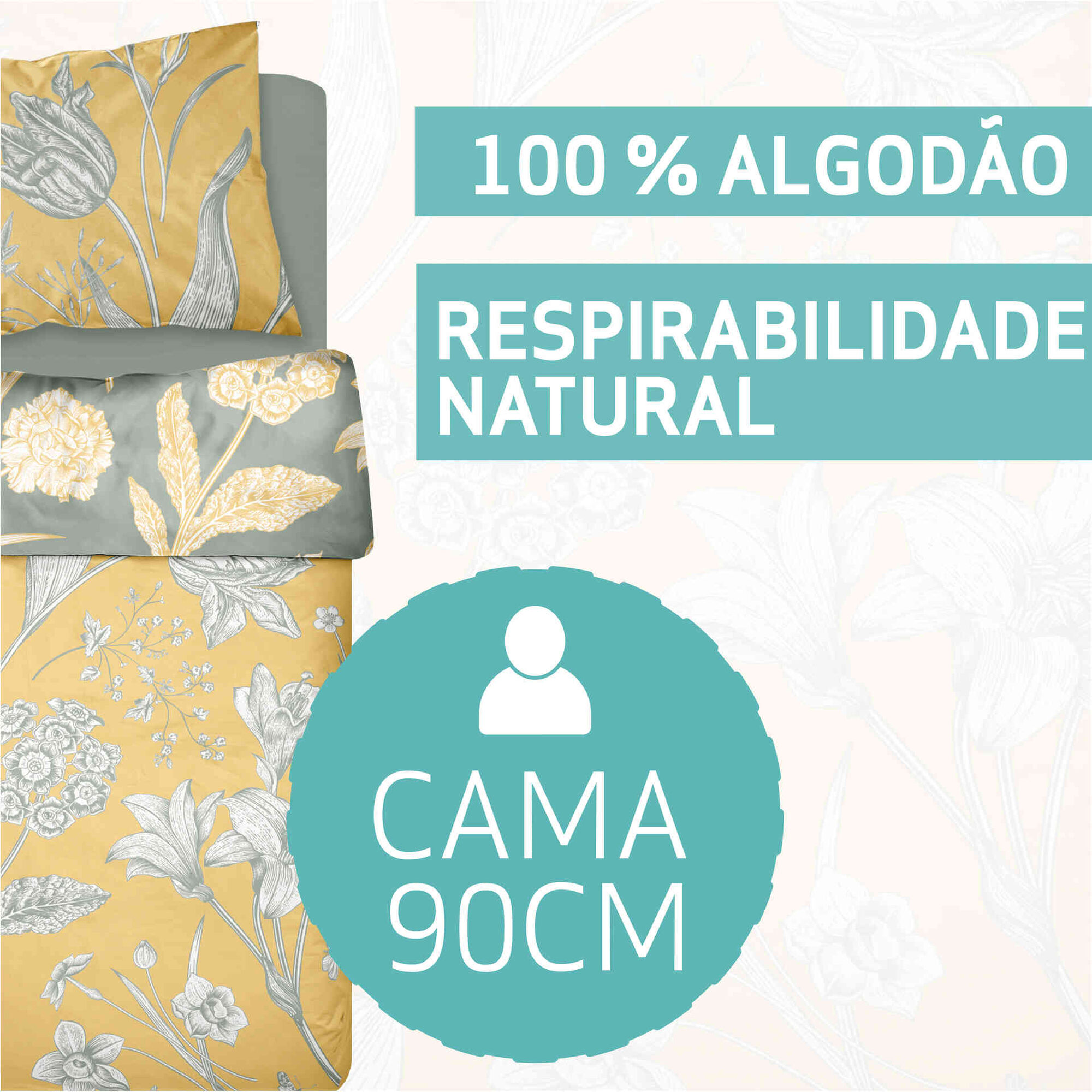 Conjunto Lençóis Algodão