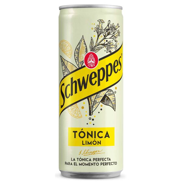 Água Tónica em Lata Limão Schweppes
