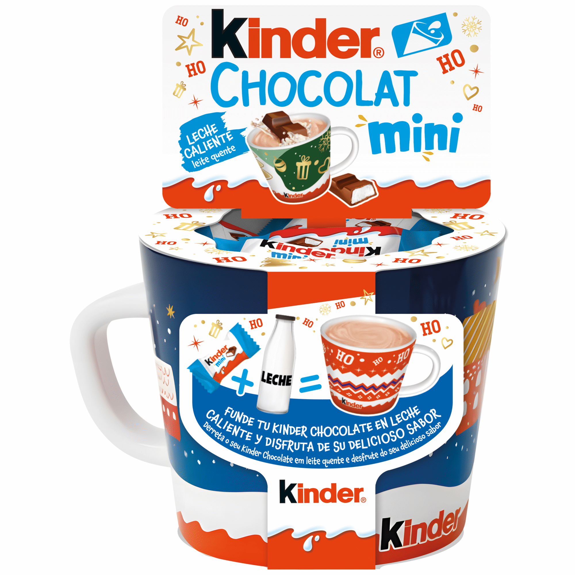 Snack de Chocolate de Leite Mini com Caneca Snack de Chocolate de Leite Mini com Caneca