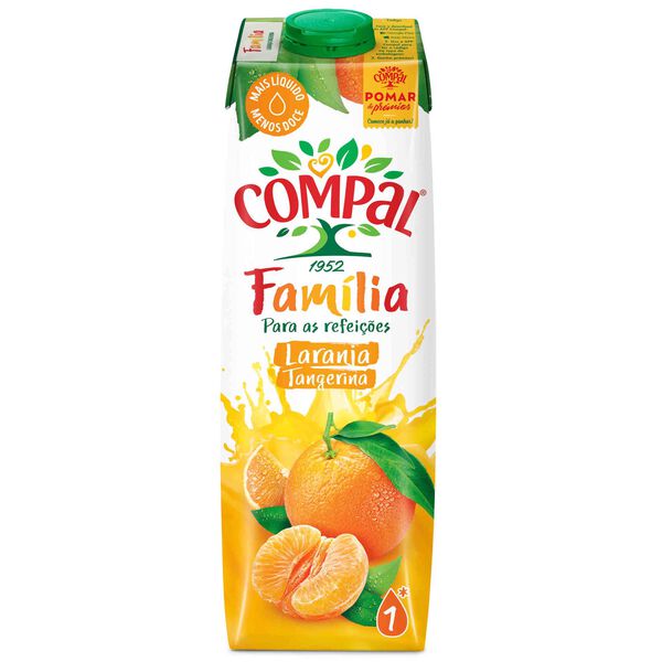 Néctar Laranja e Tangerina Compal Família