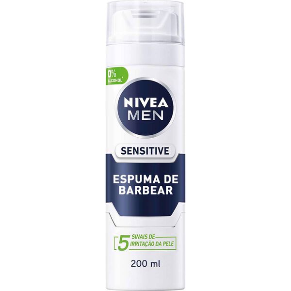 Espuma de Barbear Sensitive Nivea Men