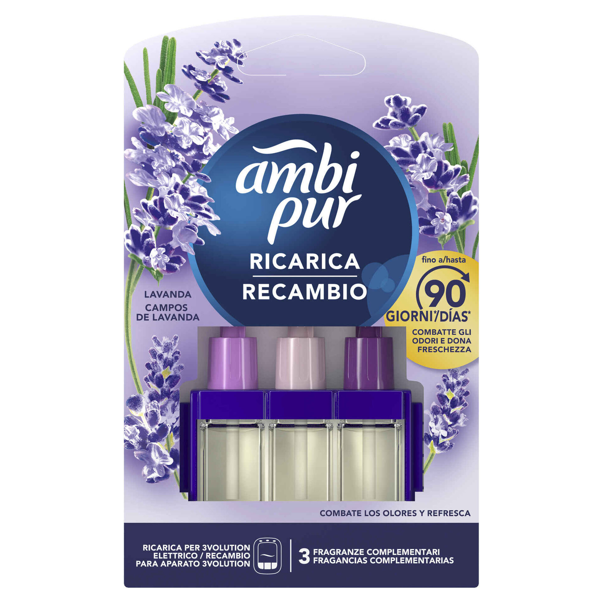 Ambientador Recarga Eléctrico 3volution Lavanda