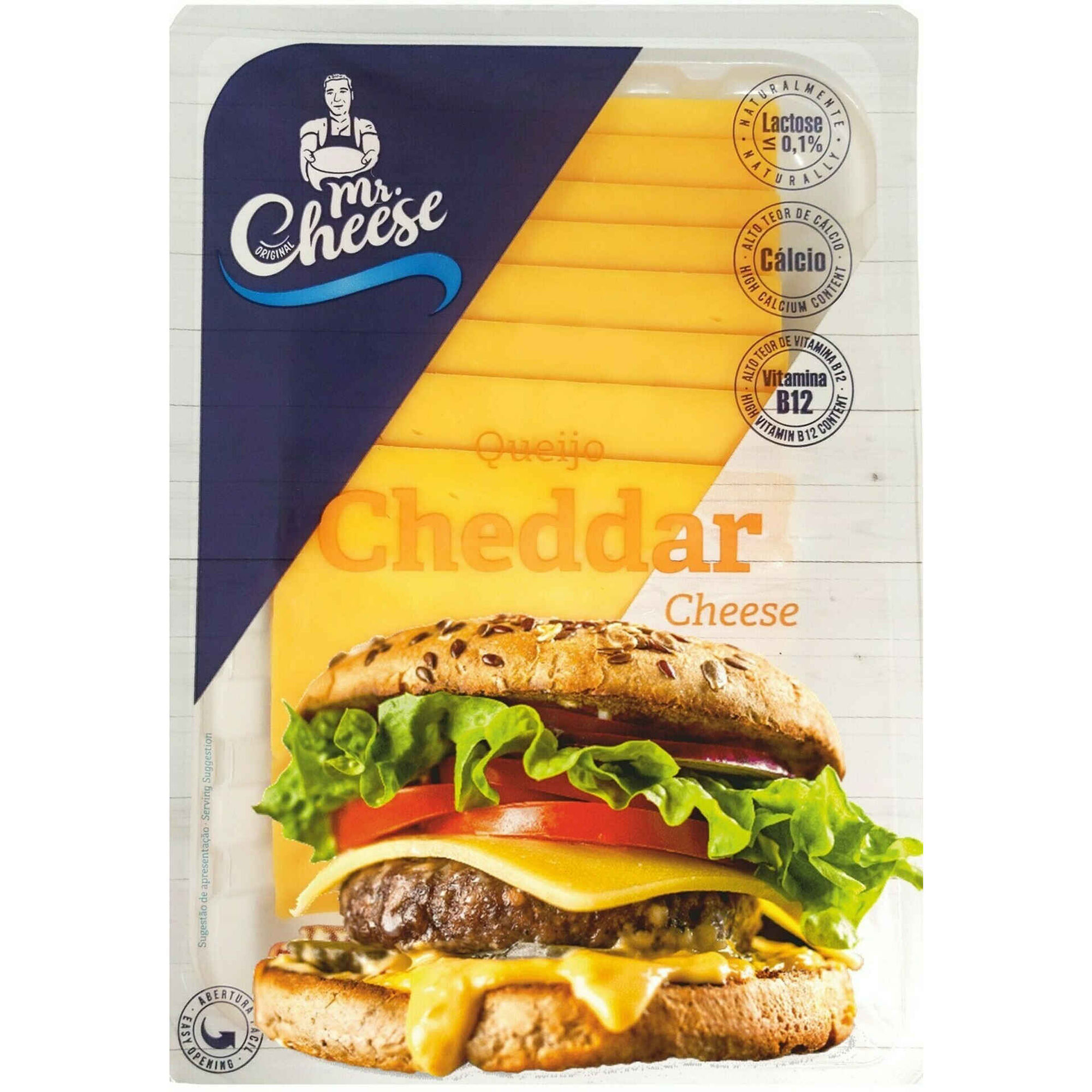 Queijo Cheddar Fatiado