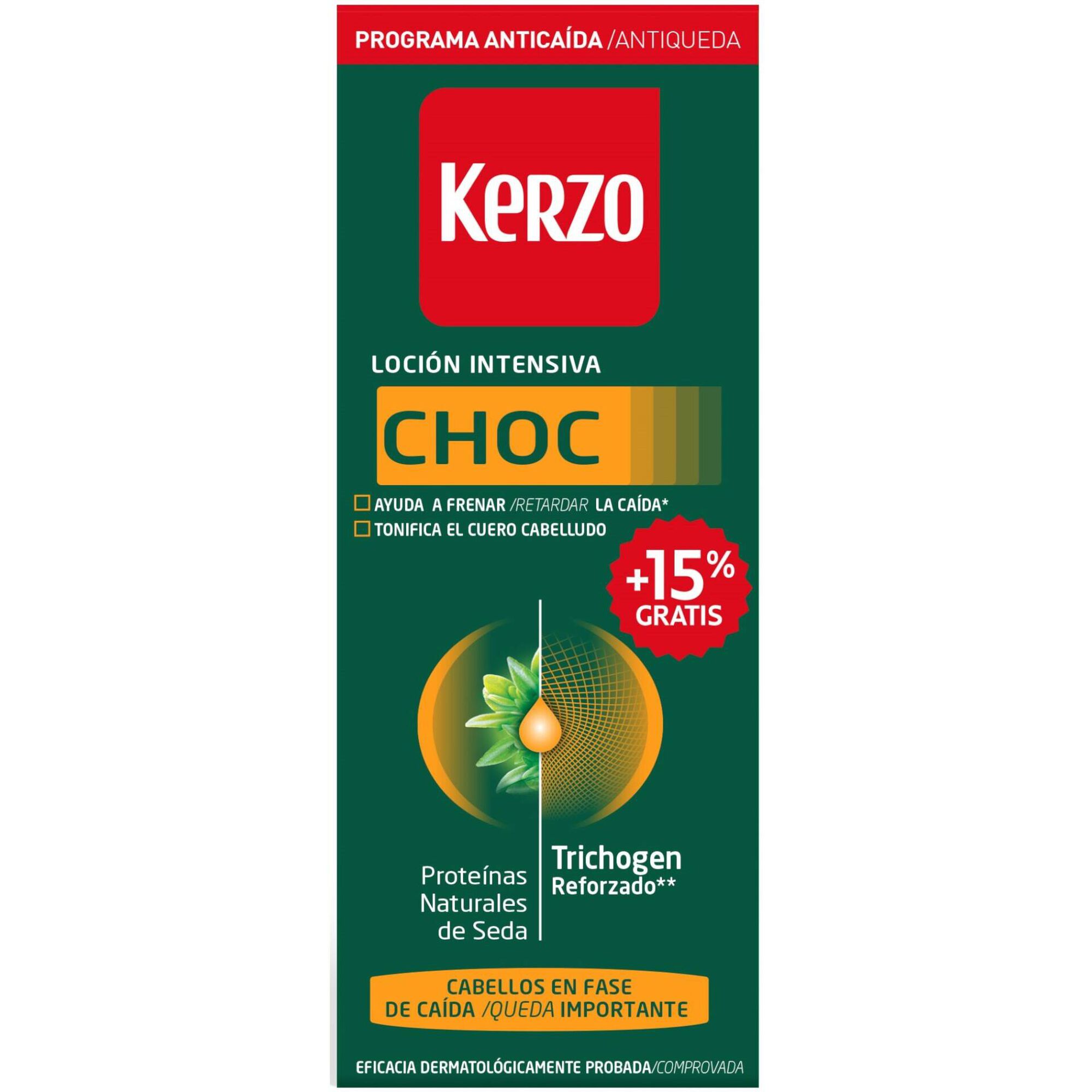 Lo&ccedil;&atilde;o Intensiva Cabelo Kerzo