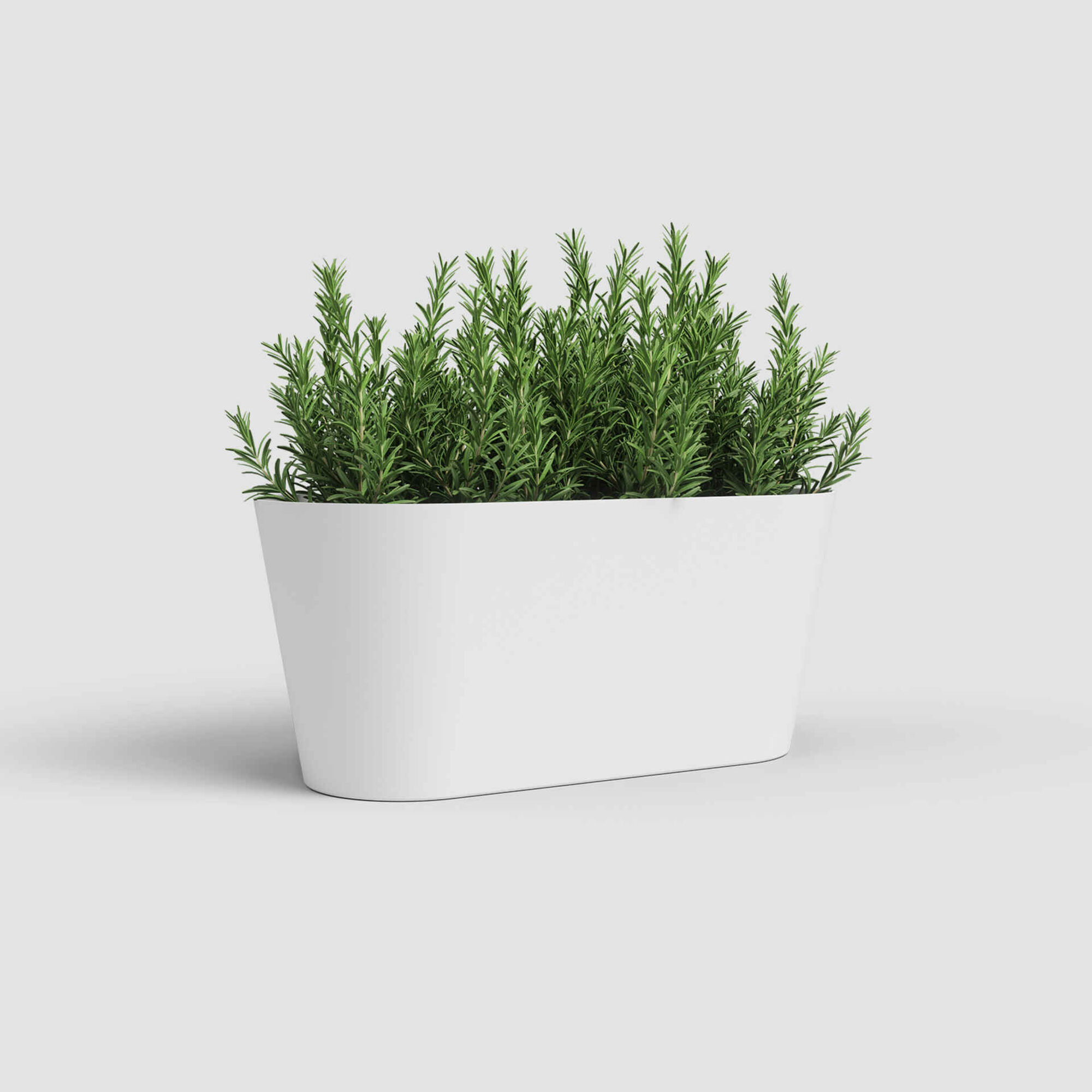 Floreira Plástico 30cm Branco Floreira Plástico 30cm Branco