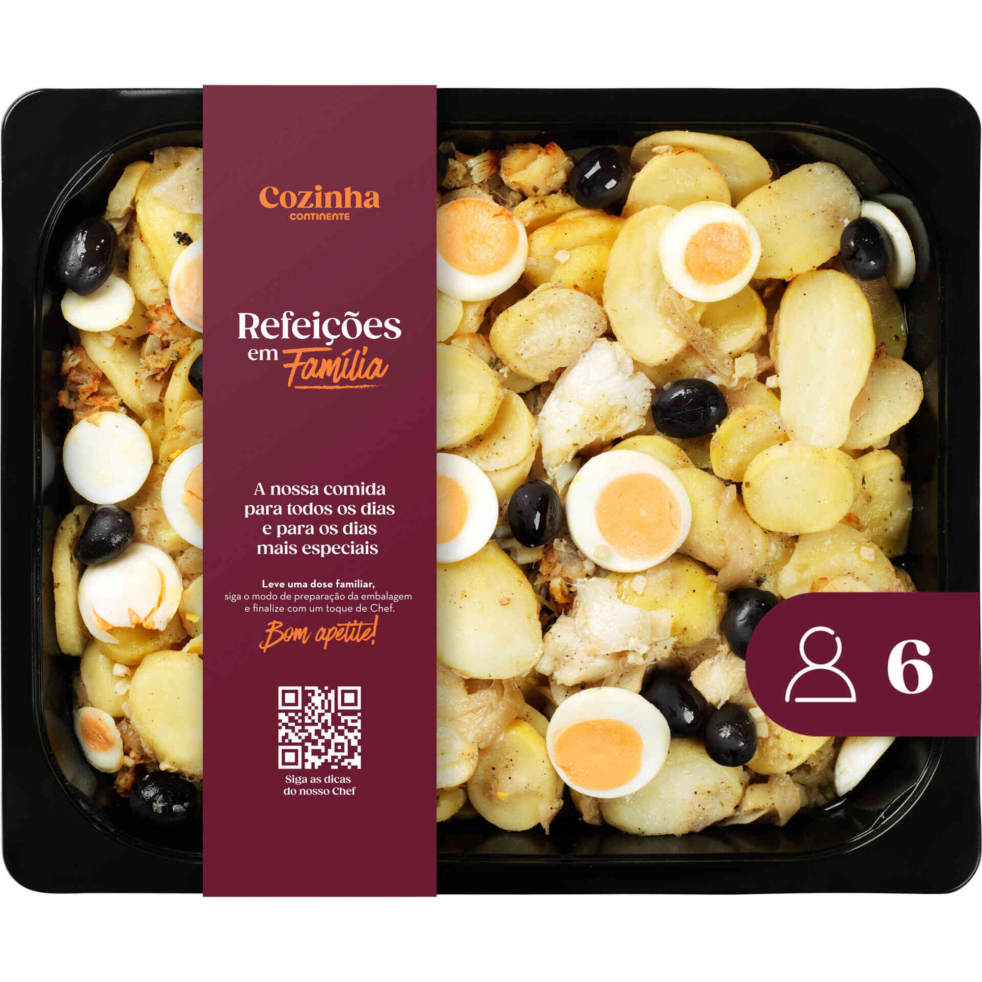 Bacalhau à Gomes de Sá para 6 Pessoas
