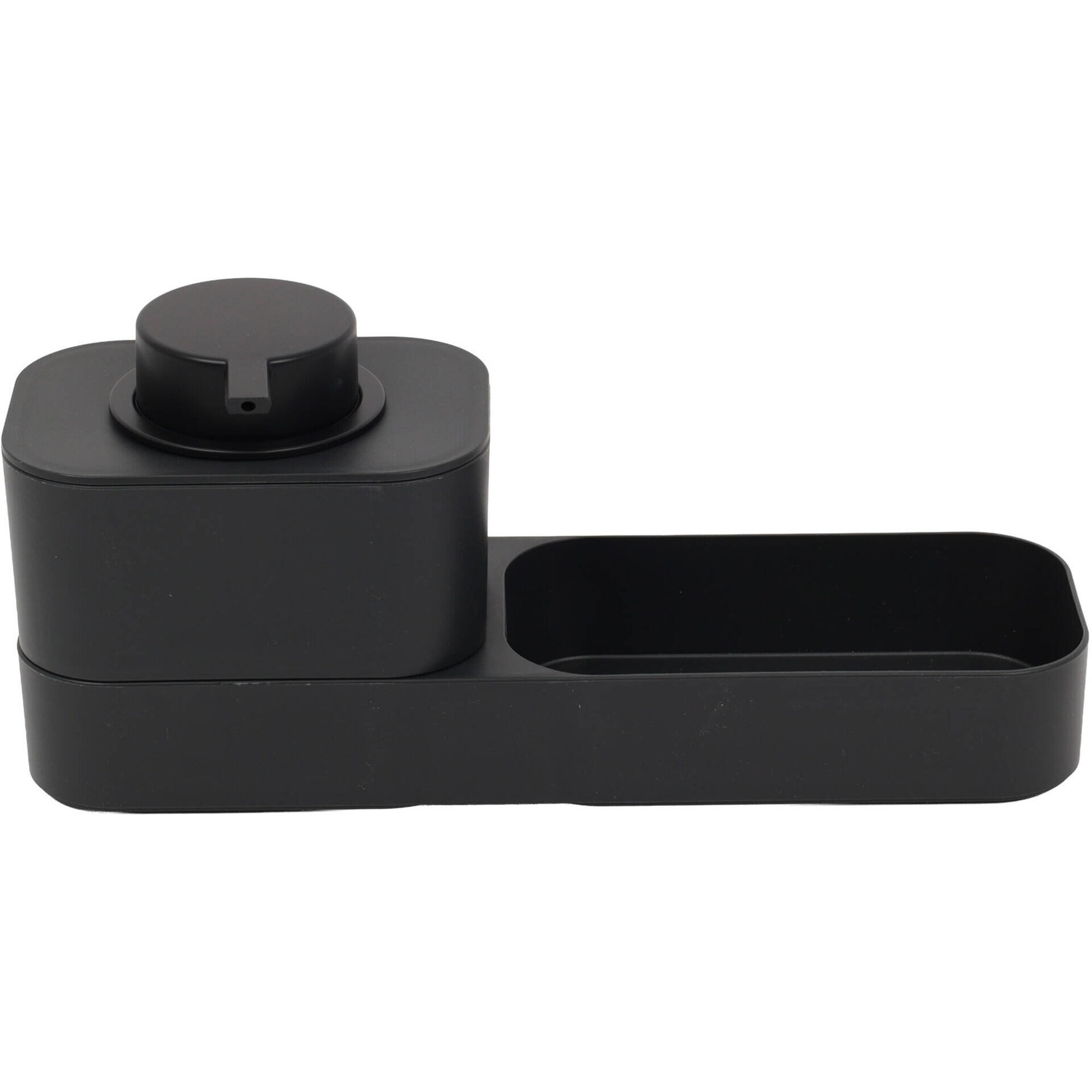 Conjunto Organizador e Saboneteira Preto Stuff Kasa