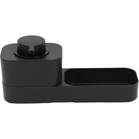 Conjunto Organizador e Saboneteira Preto Stuff Kasa