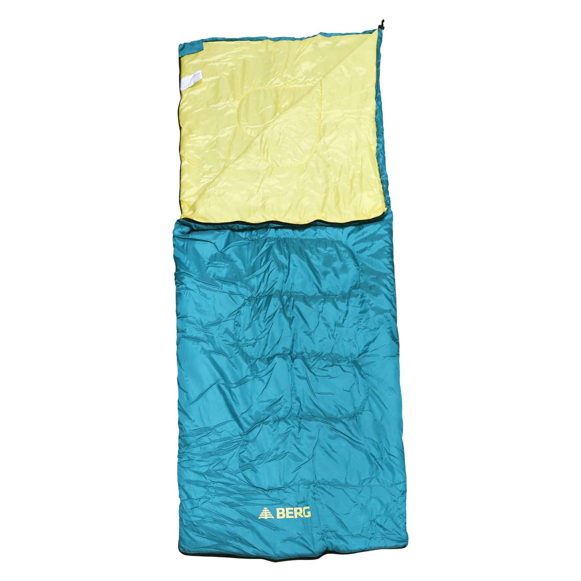 Saco de Cama Azul e Amarelo