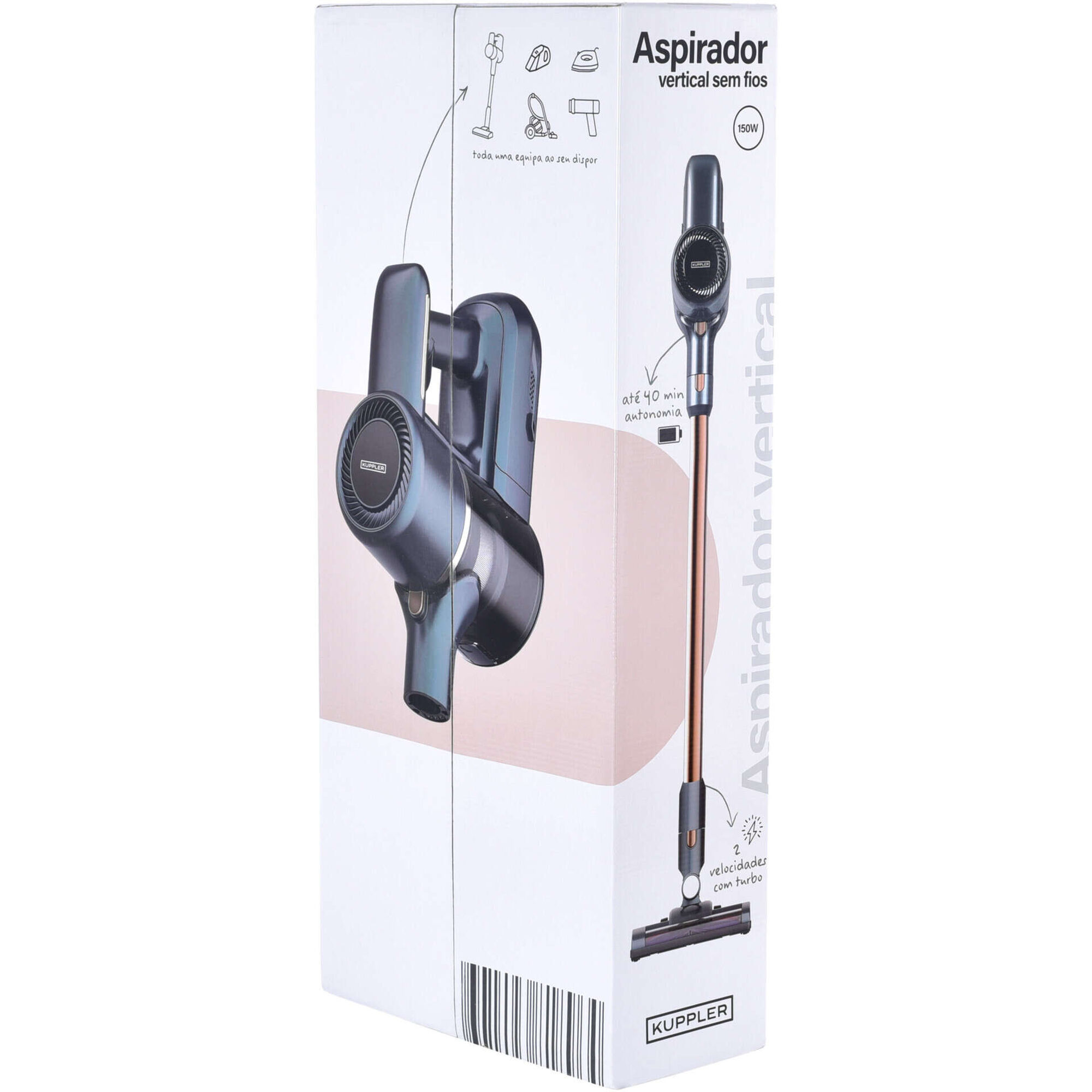 Aspirador Vertical Sem Fios 150W Kuppler