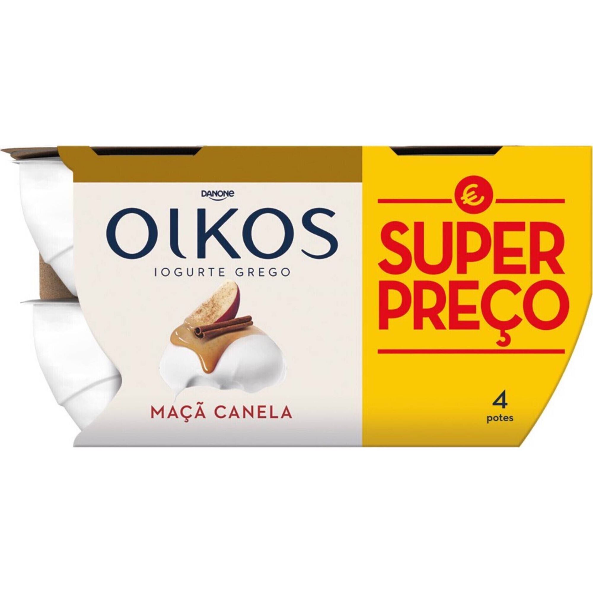 Iogurte Grego Ma&ccedil;&atilde; e Canela