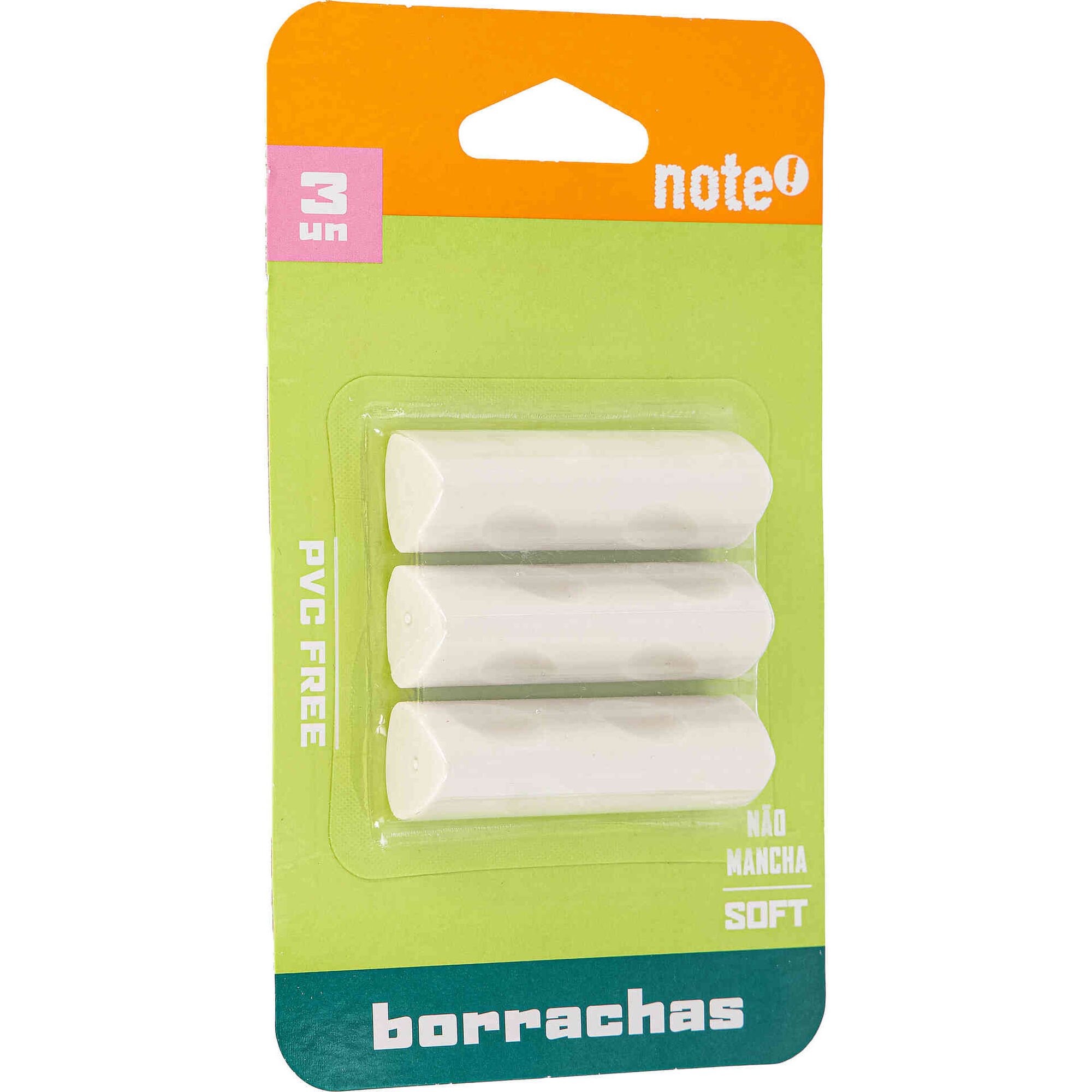 Conjunto 3 Borrachas Soft Note!