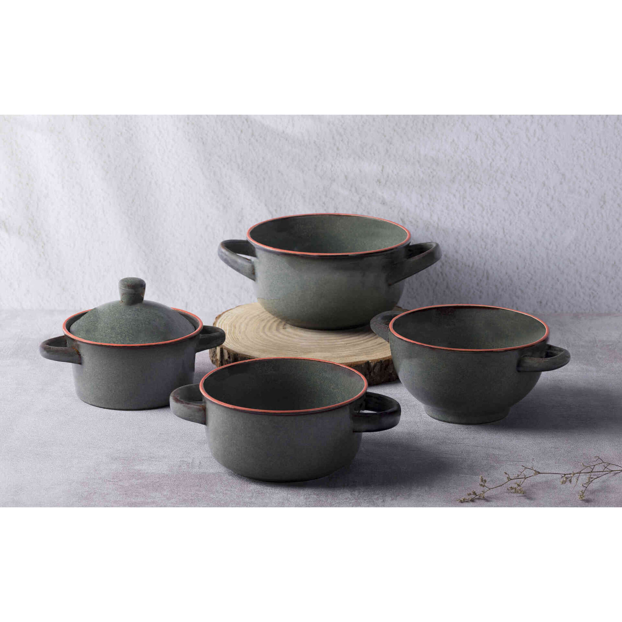 Mini Ca&ccedil;arola Reativa Verde Deep Moss Kasa