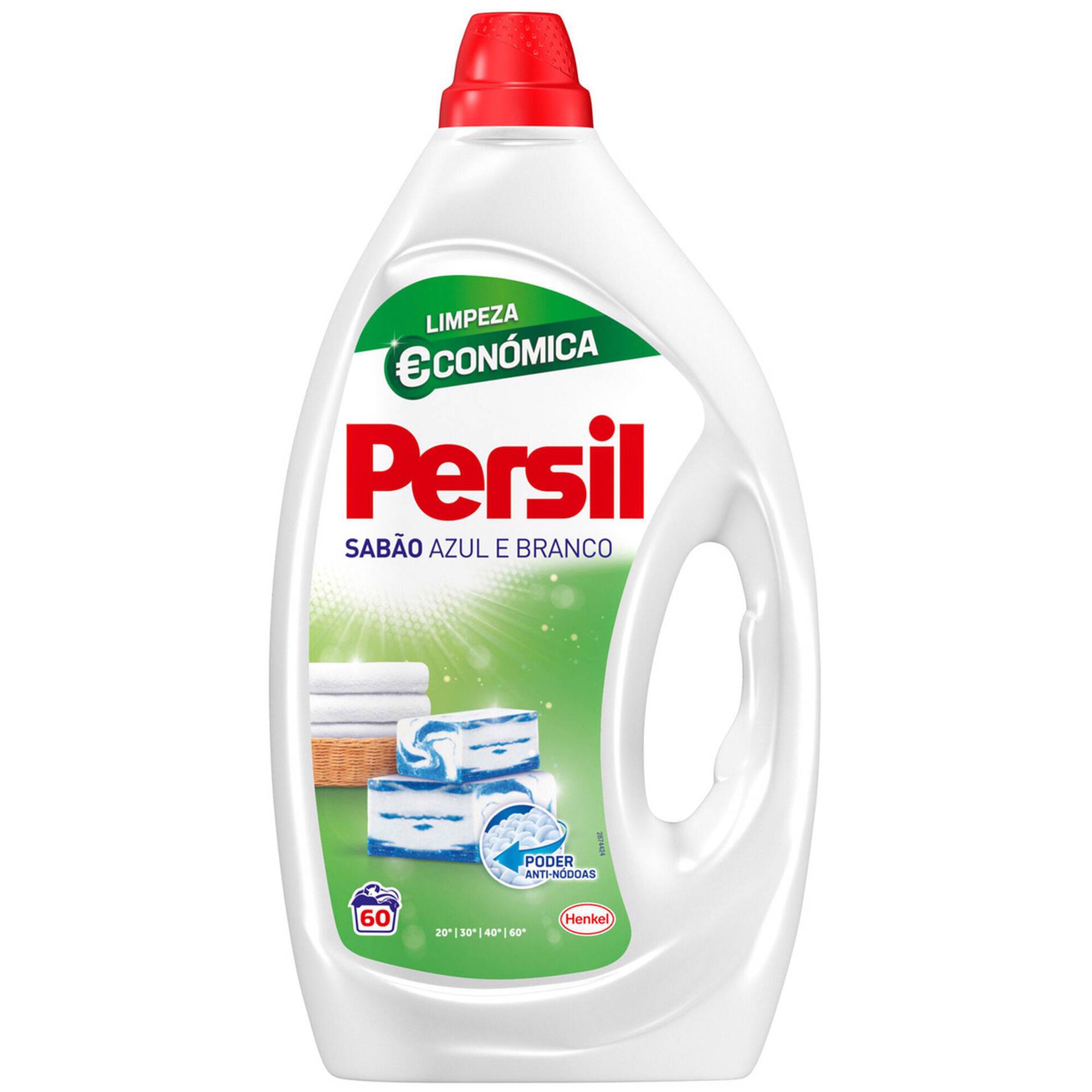 Detergente Máquina Roupa Líquido Sabão Azul e Branco