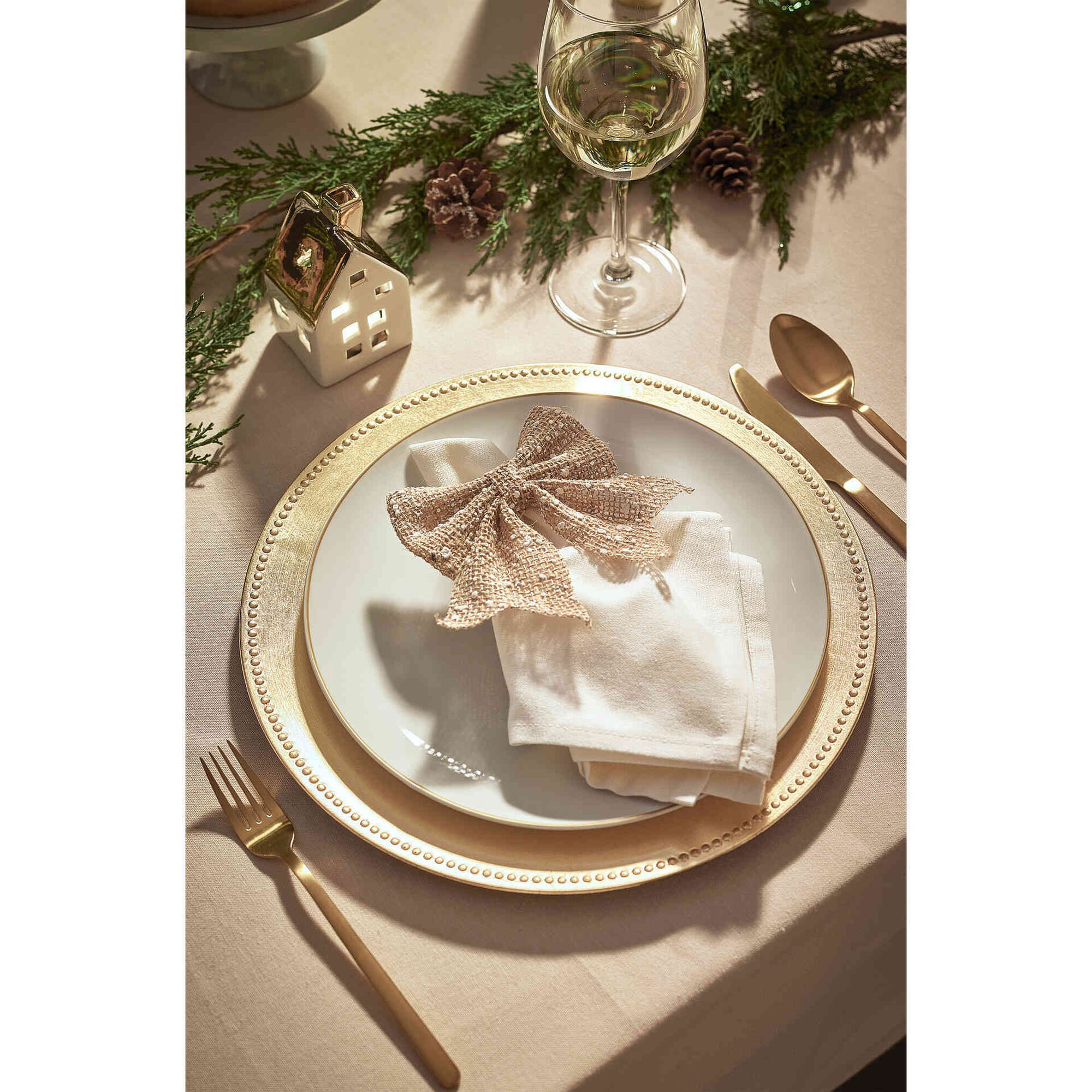 Serviço Mesa Tree Dourado 6 Pessoas Serviço Mesa Tree Dourado 6 Pessoas