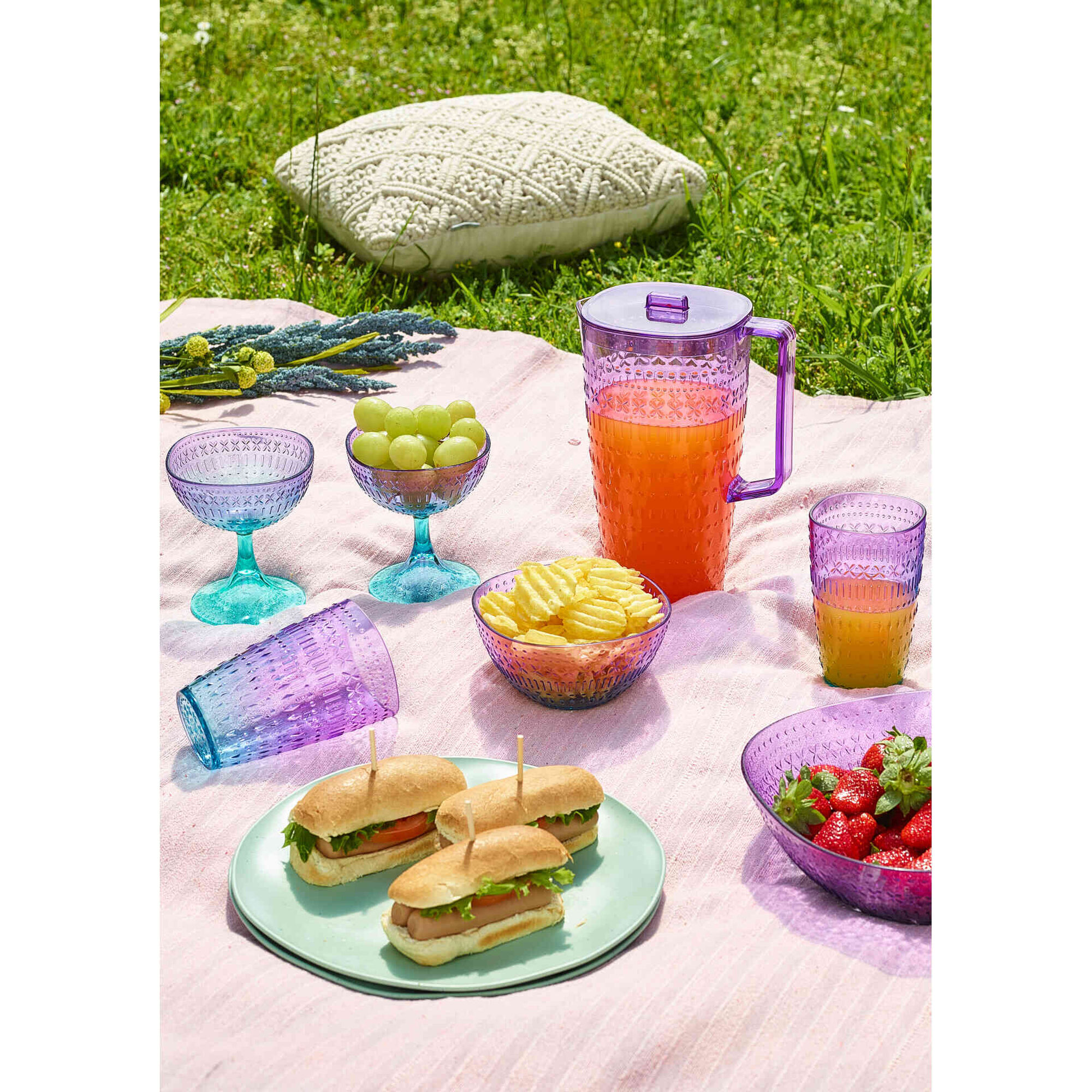 Copo Baixo Acr&iacute;lico 400ml Boreal