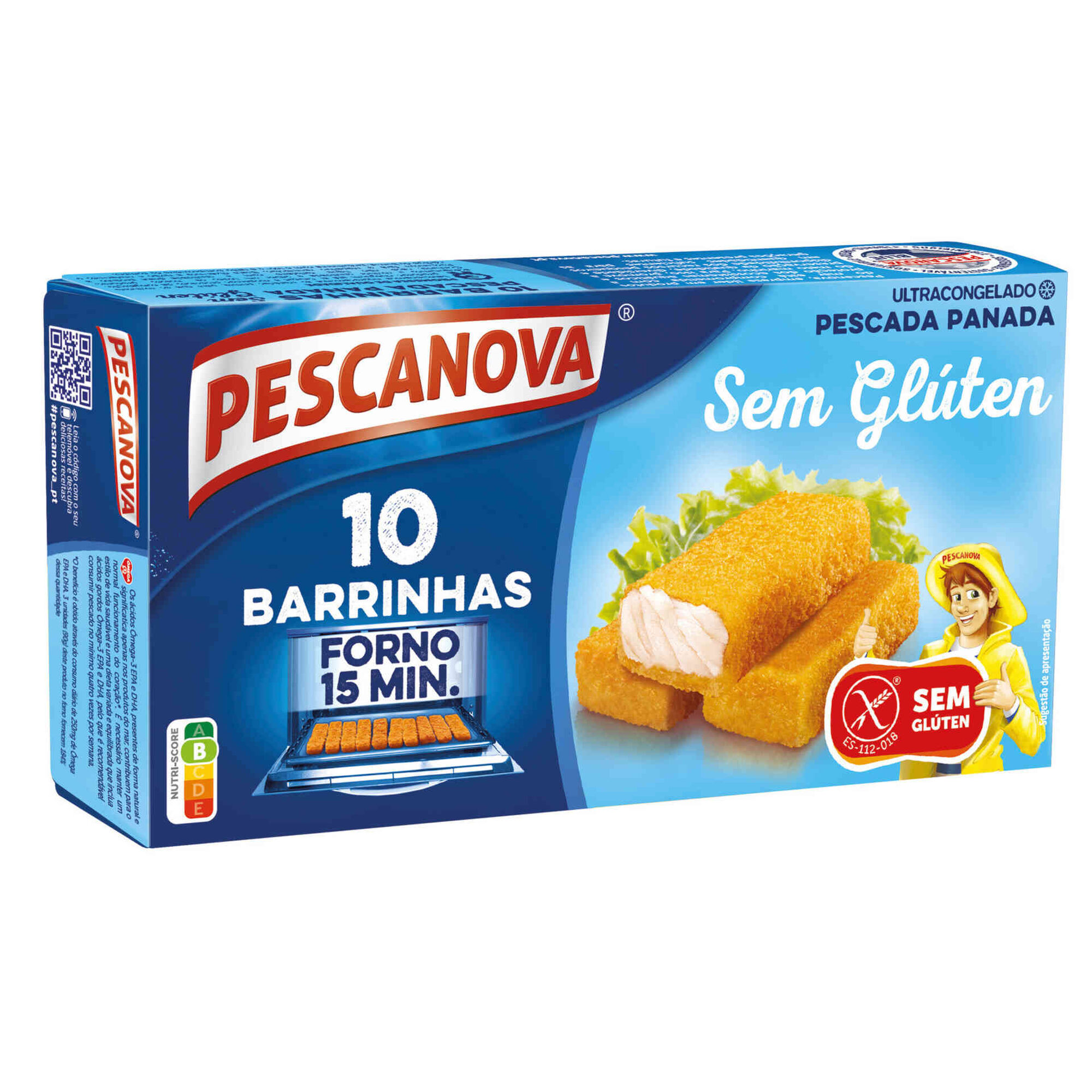 Barrinhas de Pescada sem Glúten